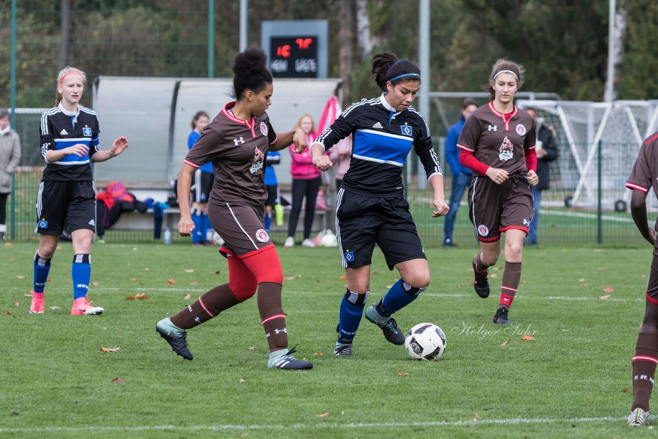 Bild 202 - B-Juniorinnen Hamburger SV - FC St.Pauli : Ergebnis: 1:2